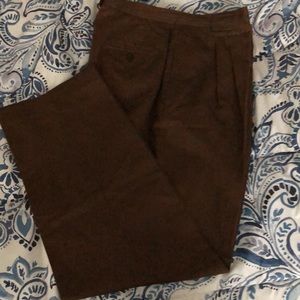 Liz Claiborne cotton pleated pants.